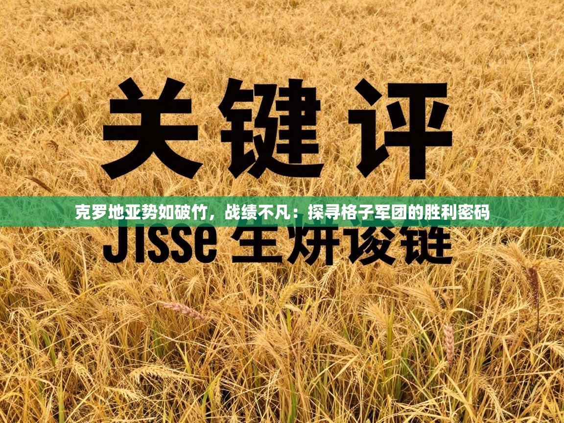 克罗地亚势如破竹,战绩不凡:探寻格子军团的胜利密码 第2张