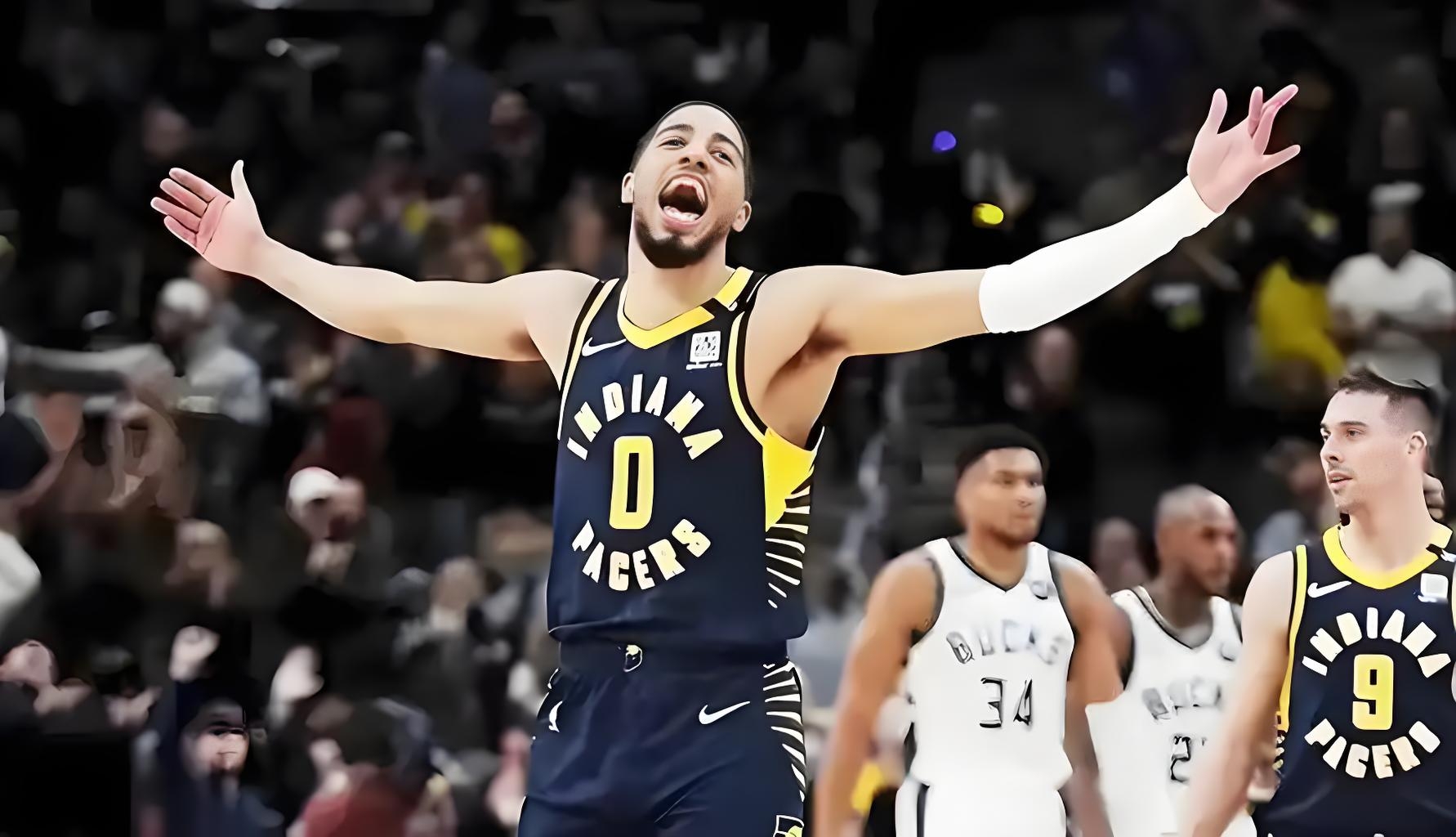 爱游戏平台-步行者大胜雄鹿,萨博尼斯+